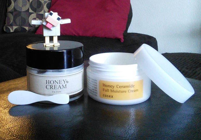 I'm From Honey Cream and COSRX Honey Ceramide Full Moisture Cream