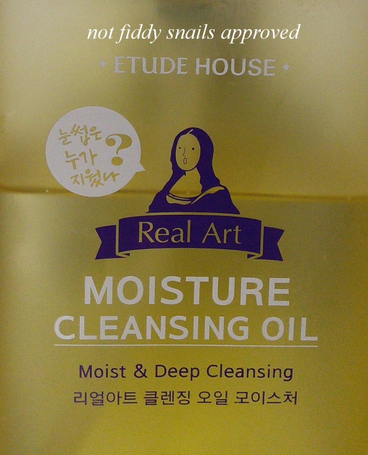 Review of Etude House Real Art Moisture Cleansing Oil
