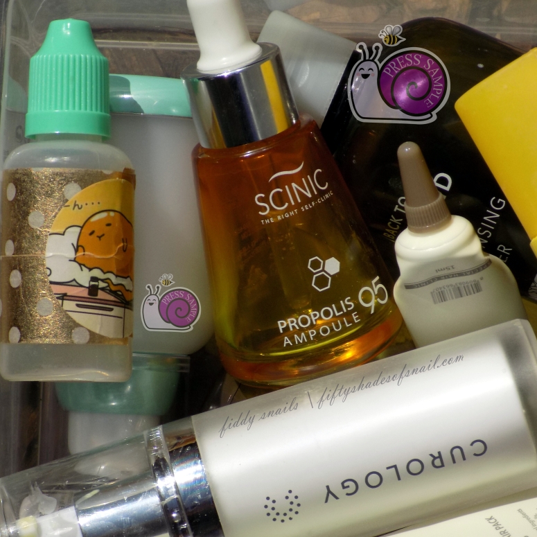 Fifty Shades of Snail skincare empties